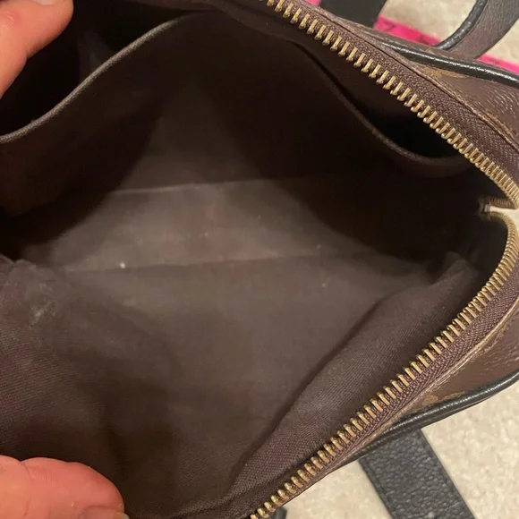 Louis Vuitton uniform waist belt bag bumbag monogram black leather large unisex - Picture 8 of 16